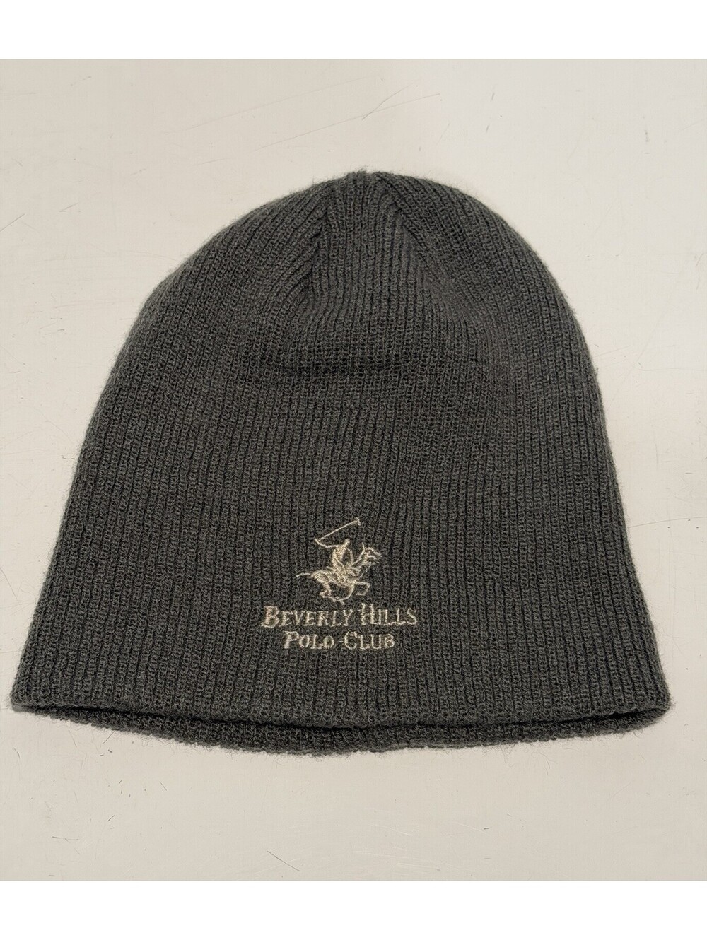 Adult Unisex Beverly Hills Polo Club Beanie One Size Dark Gray